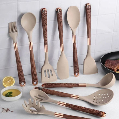 Modern Kitchen Utensil Set | Heat Resistant Everyday Cooking-Kitchen Utensil Set-Sasha Sydney