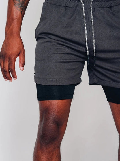 Men's Camo Sports Shorts | Towel Loop Phone Pocket Gym Running-Men Shorts-Sasha Sydney
