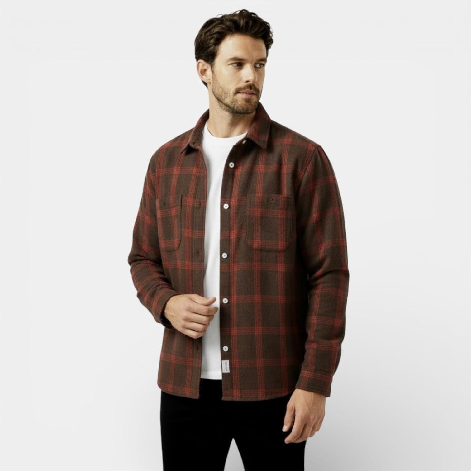 Men's Plaid Flannel Shirt - Soft Brushed Cotton - Classic Check Design - Casual Wear for Everyday Comfort - Image 2