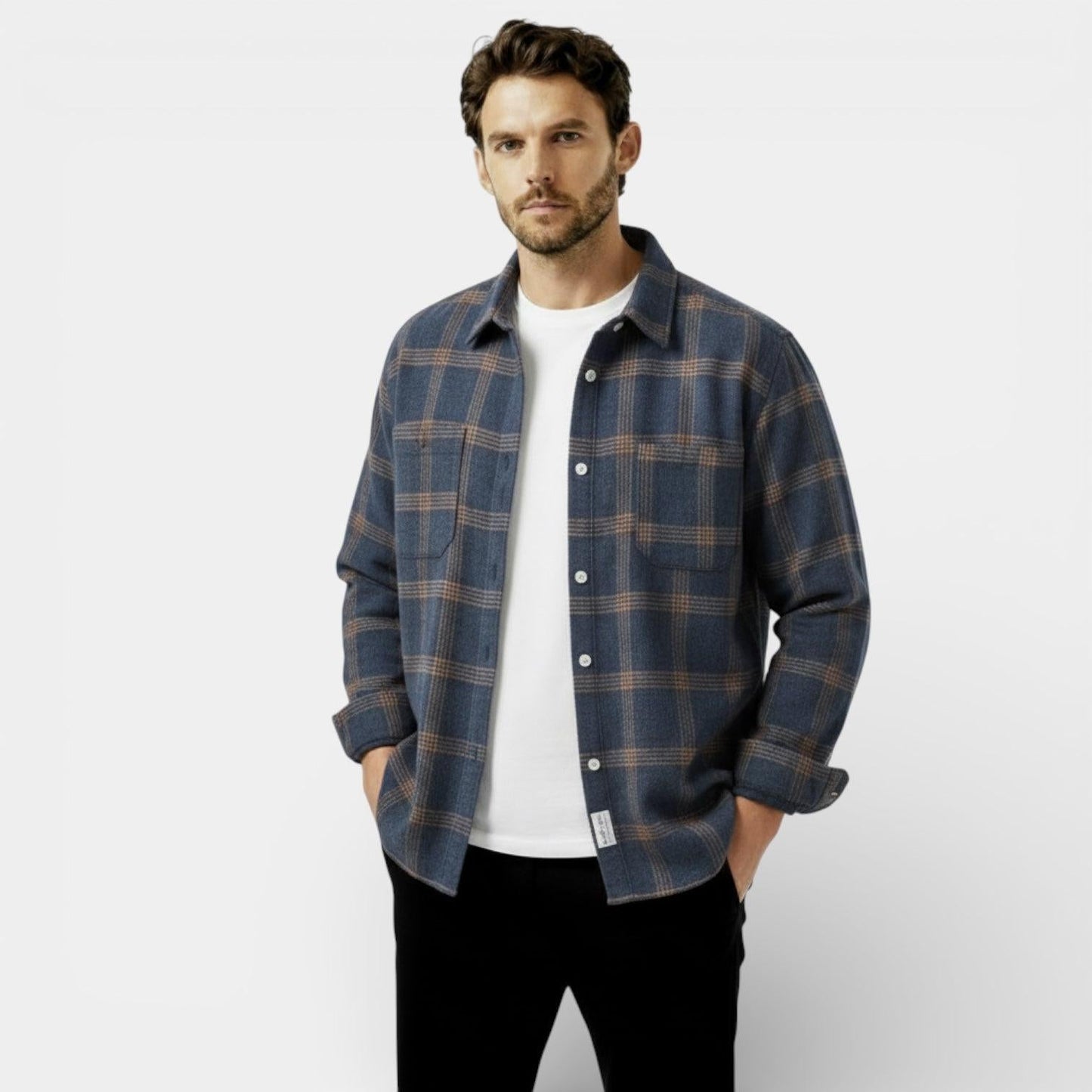 Men's Plaid Flannel Shirt - Soft Brushed Cotton - Classic Check Design - Casual Wear for Everyday Comfort - Image 7