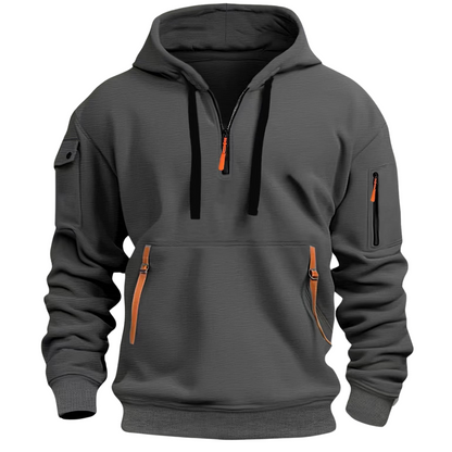 Samuel | Men's Casual Hoodie with Zipper Pockets - Image 5
