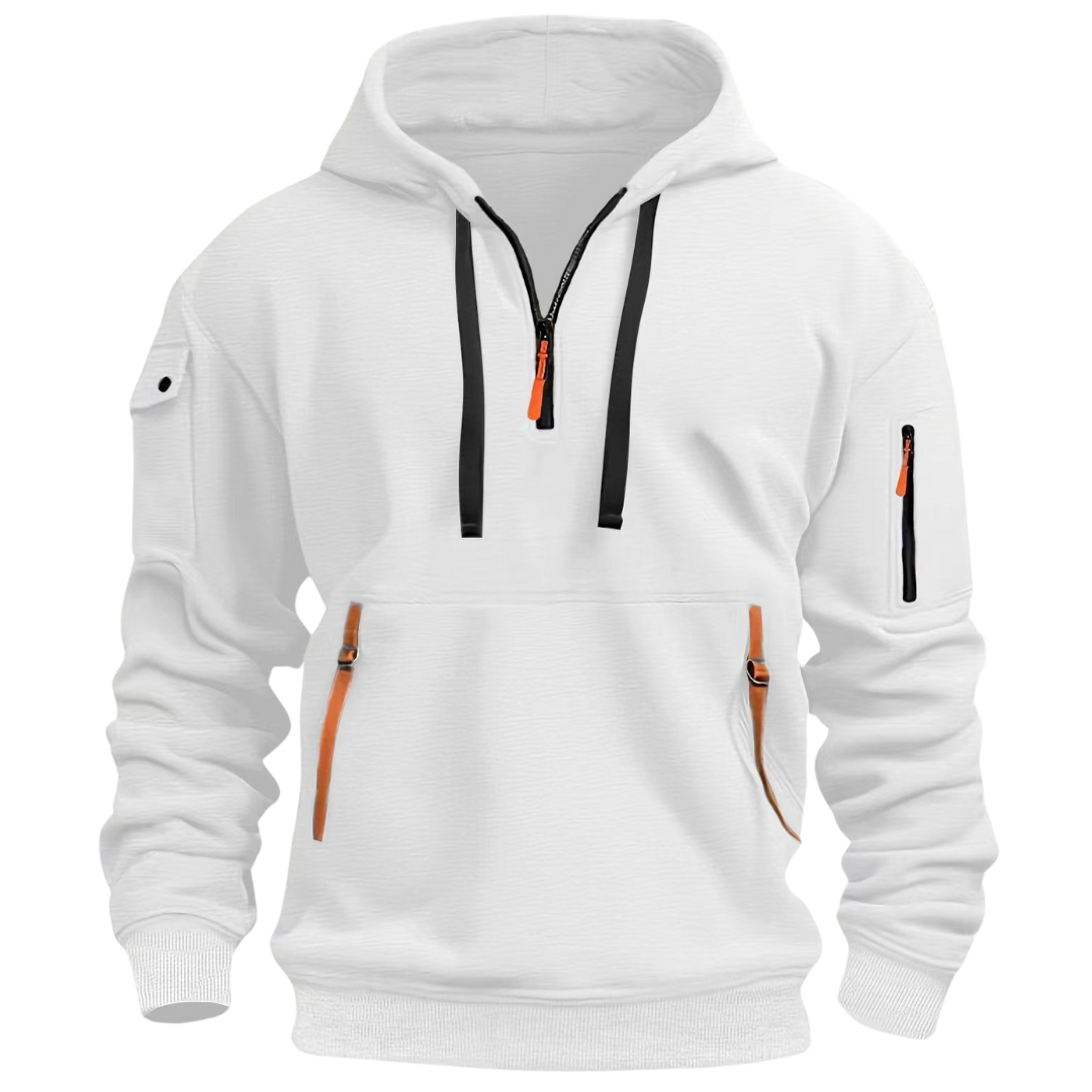 Samuel | Men's Casual Hoodie with Zipper Pockets - Image 7