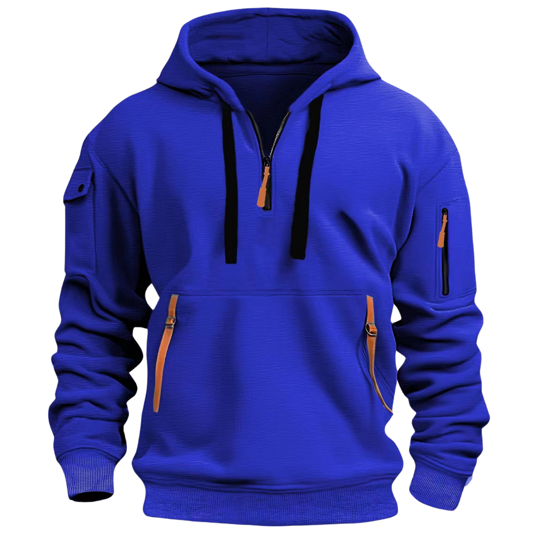 Samuel | Men's Casual Hoodie with Zipper Pockets - Image 8
