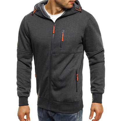 Karl | Casual Men's Zip-Up Hoodie - Image 4
