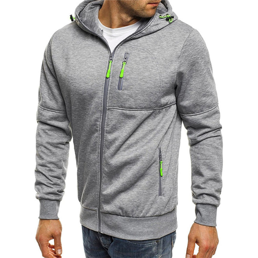 Karl | Casual Men's Zip-Up Hoodie - Image 7