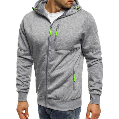 Karl | Casual Men's Zip-Up Hoodie - Image 7
