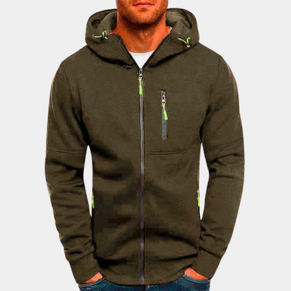 Karl | Casual Men's Zip-Up Hoodie - Image 10