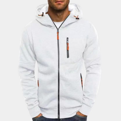 Karl | Casual Men's Zip-Up Hoodie - Image 13