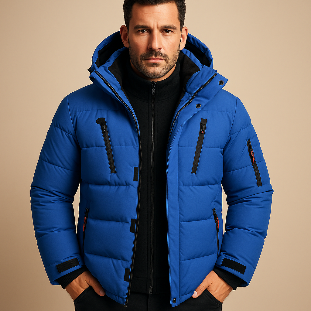 Klaus | Men’s Rugged Thick Winter Jacket with Zipper