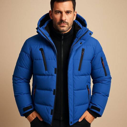 Klaus | Men’s Rugged Thick Winter Jacket with Zipper
