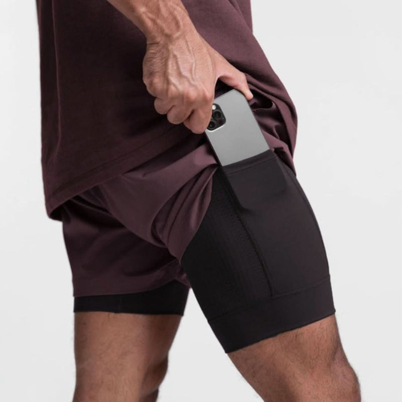 Men's Sports Shorts | Phone Pocket Quick Dry Gym Running-Men Shorts-Sasha Sydney