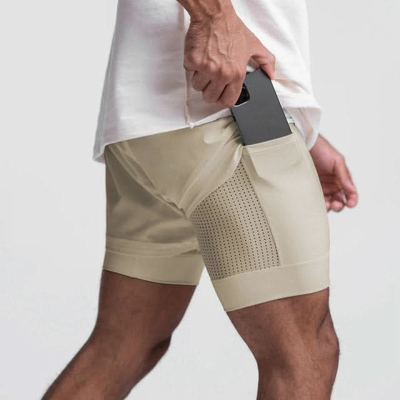 Men's Sports Shorts | Phone Pocket Quick Dry Gym Running-Men Shorts-Sasha Sydney