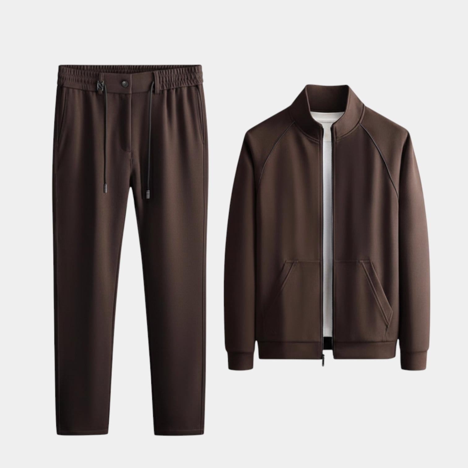 Men's Premium Zip Jacket and Slim Joggers Tracksuit Set for Activewear and Casual Outfits - Image 2