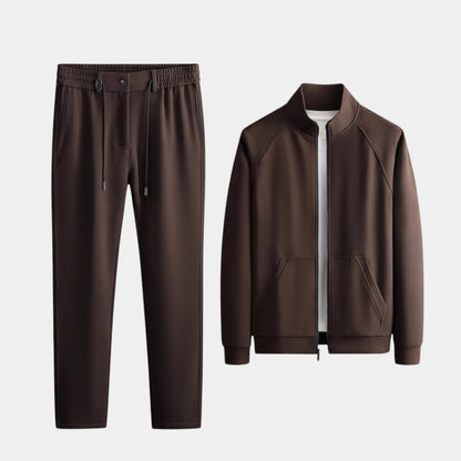 Men's Premium Zip Jacket and Slim Joggers Tracksuit Set for Activewear and Casual Outfits - Image 2