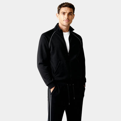 Men's Premium Zip Jacket and Slim Joggers Tracksuit Set for Activewear and Casual Outfits - Image 8