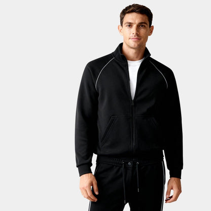 Men's Premium Zip Jacket and Slim Joggers Tracksuit Set for Activewear and Casual Outfits - Image 12