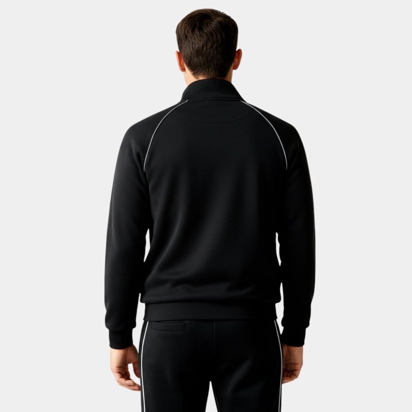 Men's Premium Zip Jacket and Slim Joggers Tracksuit Set for Activewear and Casual Outfits - Image 11