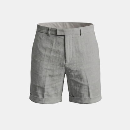 Men's Lightweight Cotton Linen Blend Shorts for Casual Summer Wear - Image 9