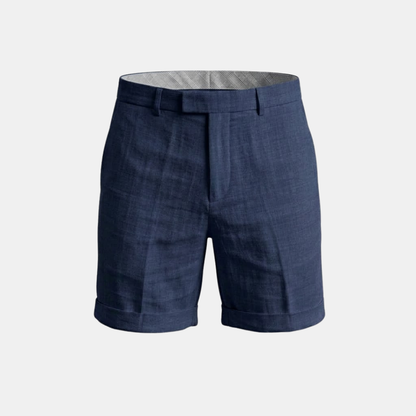 Men's Lightweight Cotton Linen Blend Shorts for Casual Summer Wear - Image 10