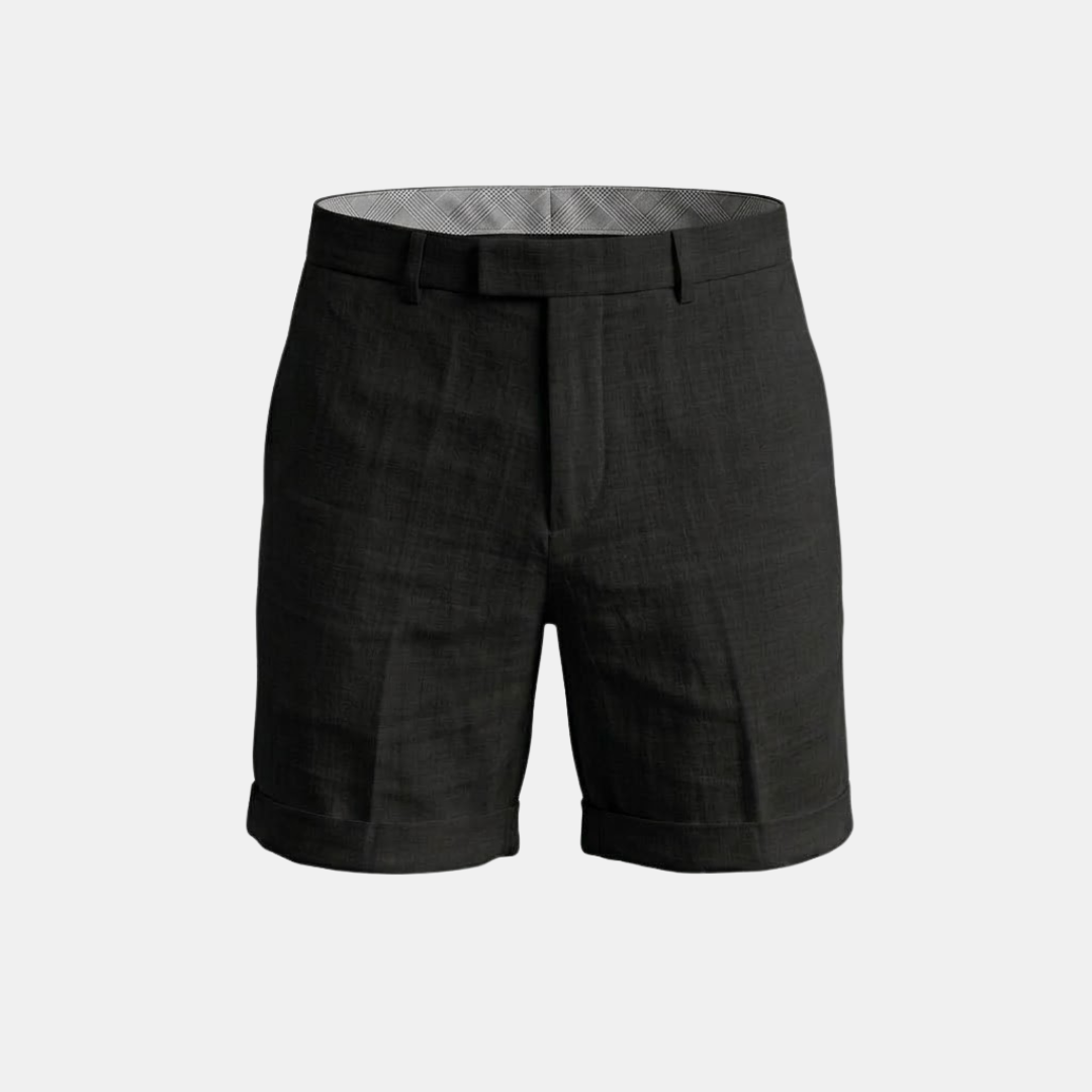 Men's Lightweight Cotton Linen Blend Shorts for Casual Summer Wear - Image 11