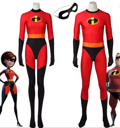 Men's Women's Character Print Bodysuit | Long Sleeve One Piece Cosplay Wear