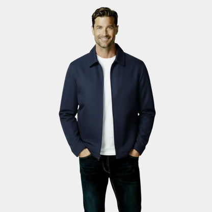 Men's Lightweight Harrington Jacket - Windbreaker Style for Casual Wear - Versatile Outerwear in Multiple Colors - Image 4