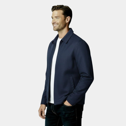Men's Lightweight Harrington Jacket - Windbreaker Style for Casual Wear - Versatile Outerwear in Multiple Colors - Image 6