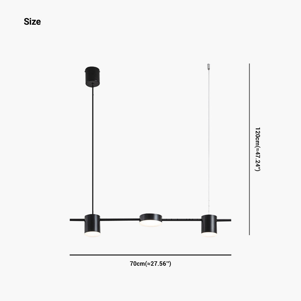 Minimalist Linear Pendant Light | Multi Head Hanging Light Interior Lighting-Ceiling Light-Sasha Sydney
