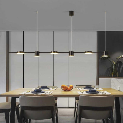 Minimalist Linear Pendant Light | Multi Head Hanging Light Interior Lighting-Ceiling Light-Sasha Sydney