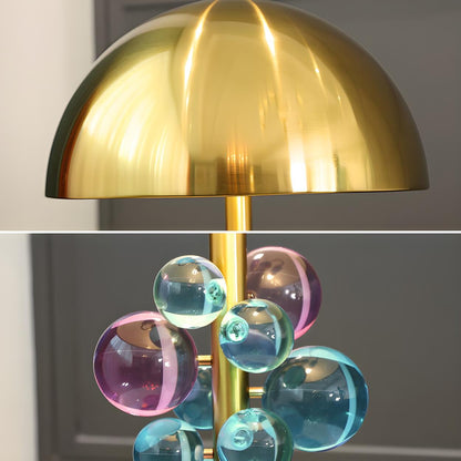 Modern Bubble Table Lamp | Dome Shade Glass Sphere Interior Lighting-Table Lamp-Sasha Sydney