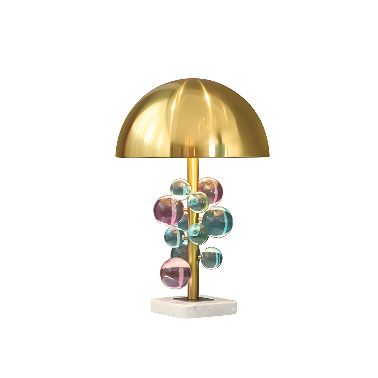 Modern Bubble Table Lamp | Dome Shade Glass Sphere Interior Lighting-Table Lamp-Sasha Sydney