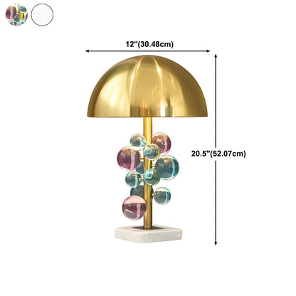 Modern Bubble Table Lamp | Dome Shade Glass Sphere Interior Lighting-Table Lamp-Sasha Sydney
