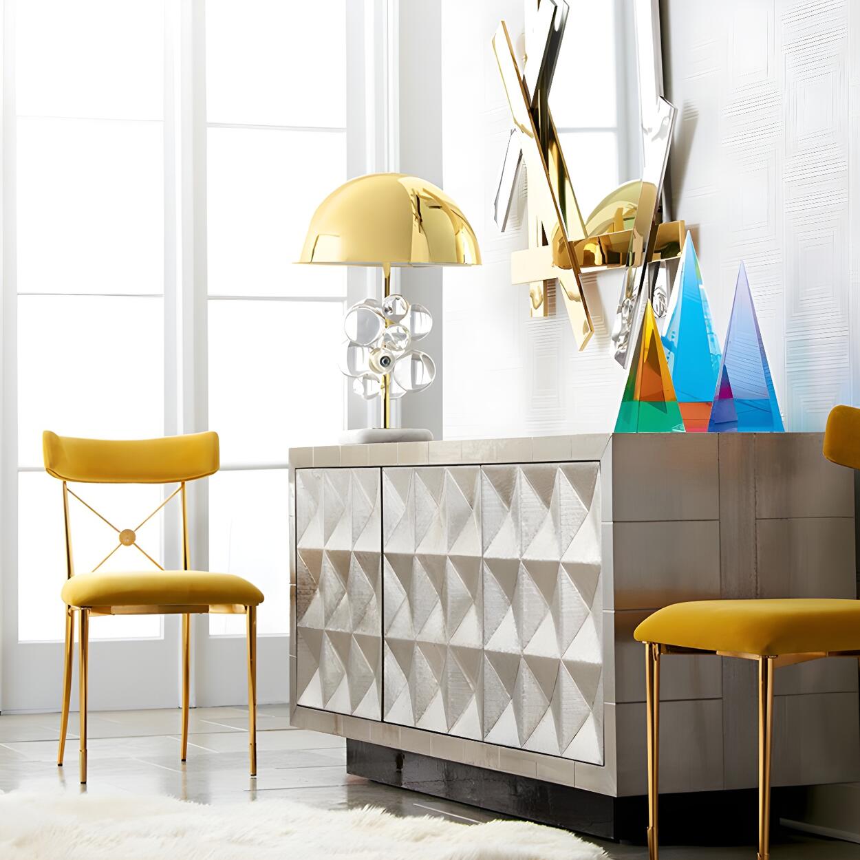 Modern Bubble Table Lamp | Dome Shade Glass Sphere Interior Lighting-Table Lamp-Sasha Sydney