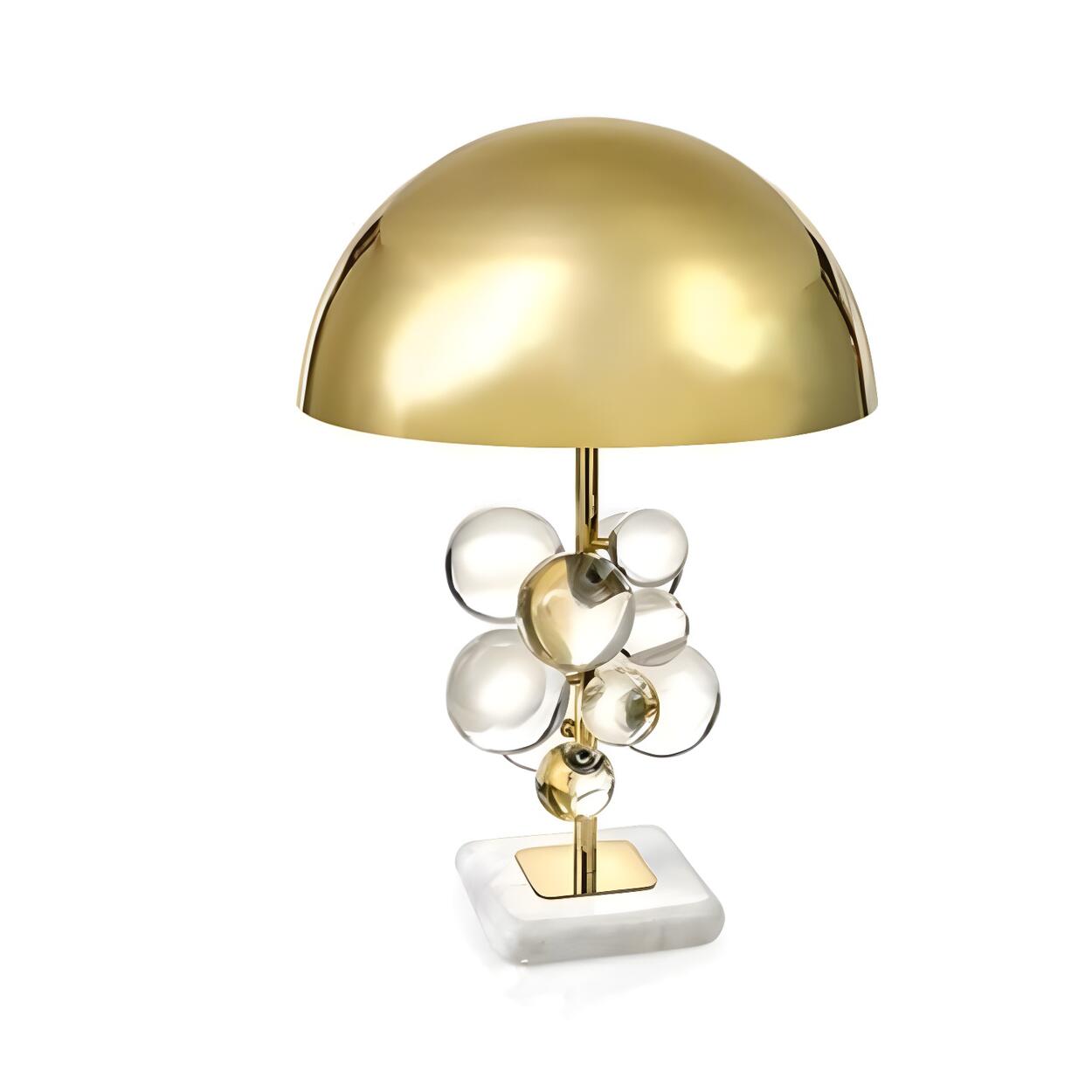 Modern Bubble Table Lamp | Dome Shade Glass Sphere Interior Lighting-Table Lamp-Sasha Sydney