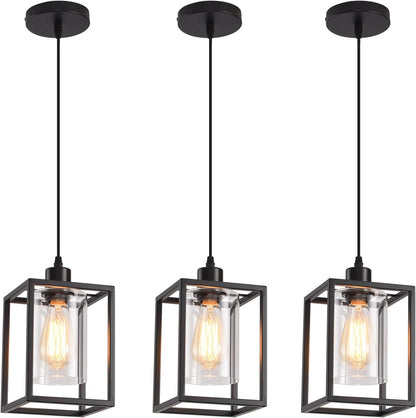 Modern Geometric Pendant Light | Glass Shade Hanging Lamp Interior Lighting-Ceiling Light-Sasha Sydney