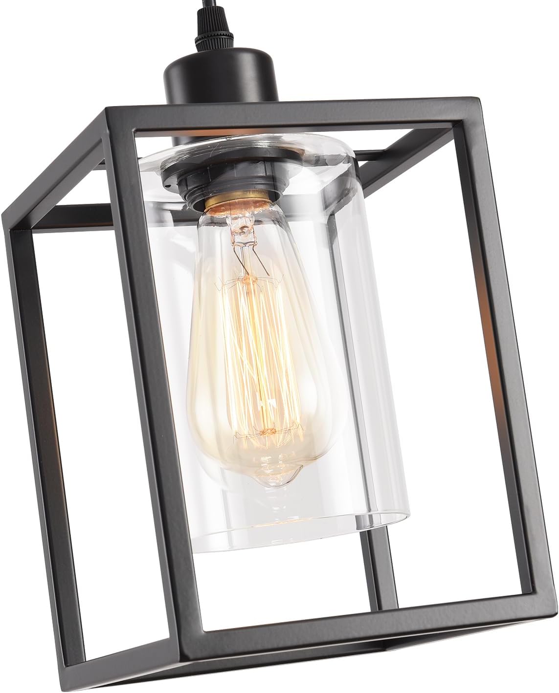 Modern Geometric Pendant Light | Glass Shade Hanging Lamp Interior Lighting-Ceiling Light-Sasha Sydney