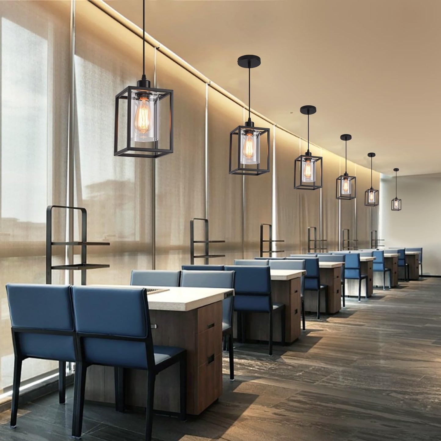 Modern Geometric Pendant Light | Glass Shade Hanging Lamp Interior Lighting-Ceiling Light-Sasha Sydney