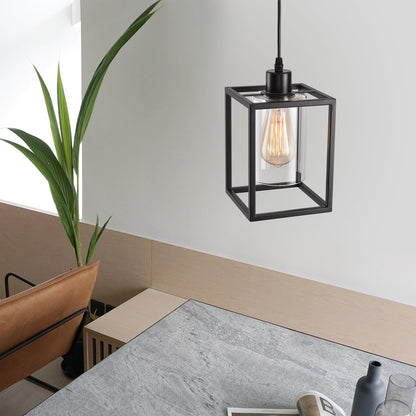 Modern Geometric Pendant Light | Glass Shade Hanging Lamp Interior Lighting-Ceiling Light-Sasha Sydney