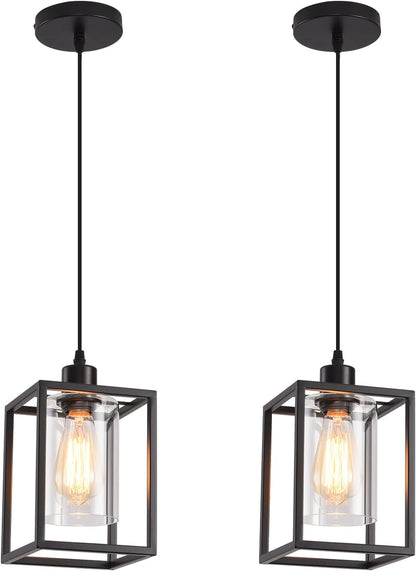 Modern Geometric Pendant Light | Glass Shade Hanging Lamp Interior Lighting-Ceiling Light-Sasha Sydney