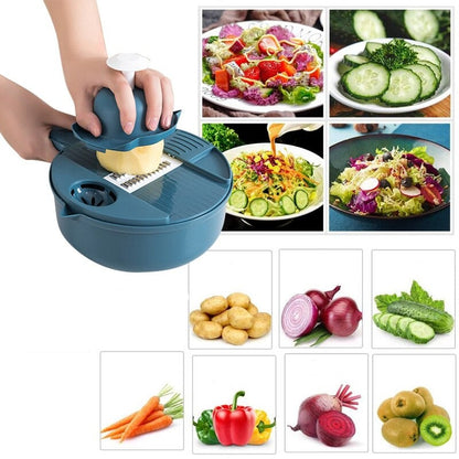 Multi Blade Food Slicer Set | Vegetable Cutter Grater Kitchen Tool-Kitchen Utensil Set-Sasha Sydney