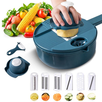 Multi Blade Food Slicer Set | Vegetable Cutter Grater Kitchen Tool-Kitchen Utensil Set-Sasha Sydney