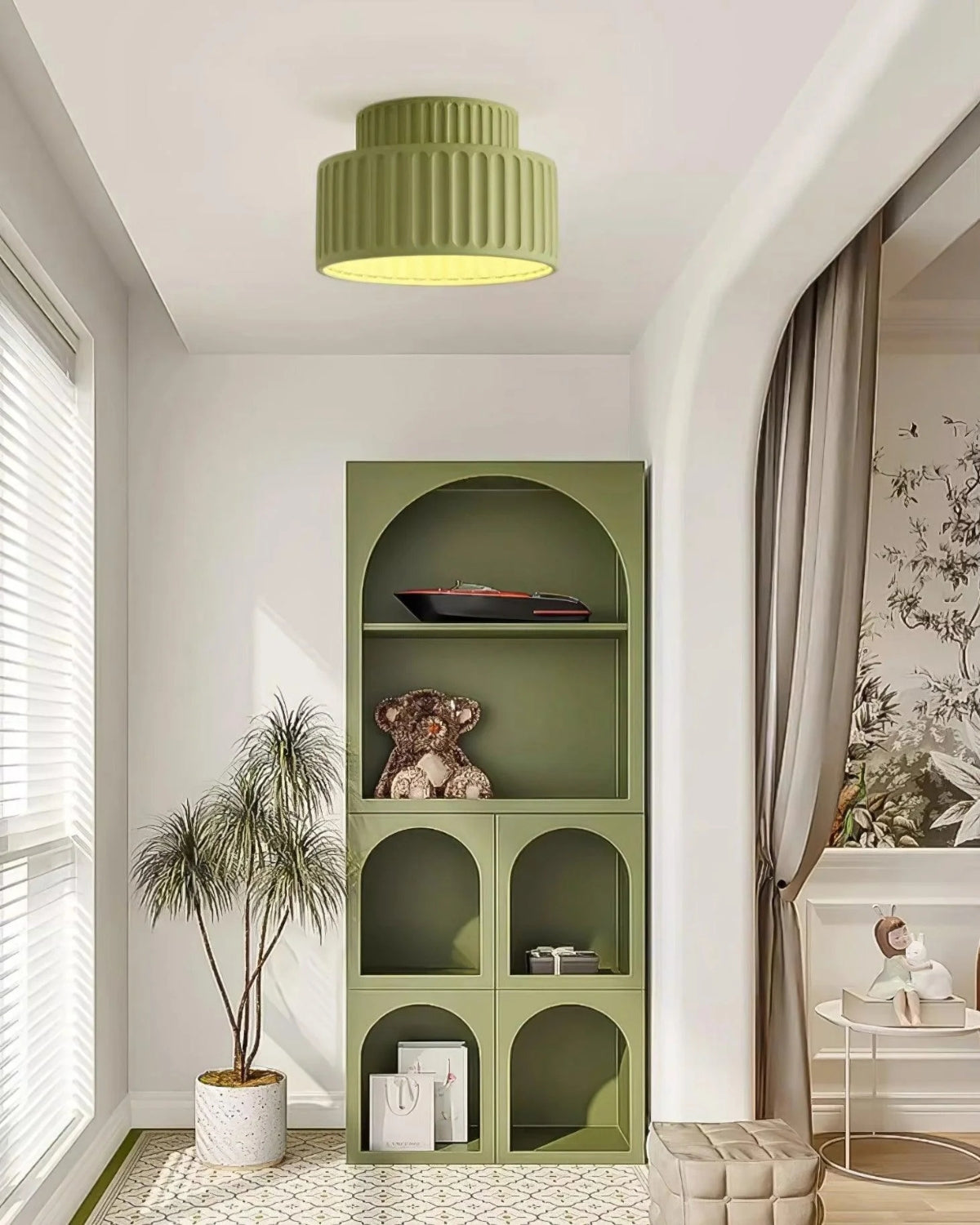 Modern Flush Mount Ceiling Lamp | Low Profile Indoor Lighting-Ceiling Light-Sasha Sydney