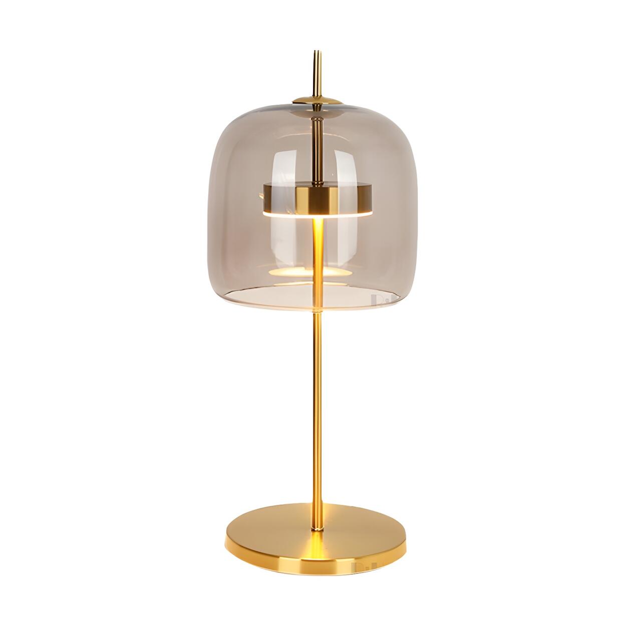 Nordic Glass Dome Table Lamp | Bell Shade Table Light Interior Lighting-Table Lamp-Sasha Sydney