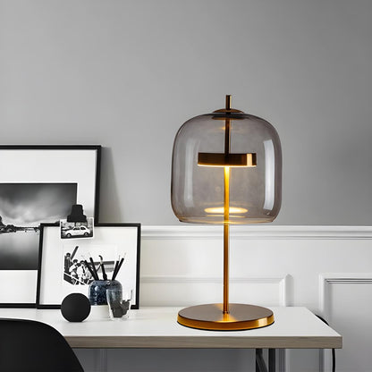 Nordic Glass Dome Table Lamp | Bell Shade Table Light Interior Lighting-Table Lamp-Sasha Sydney