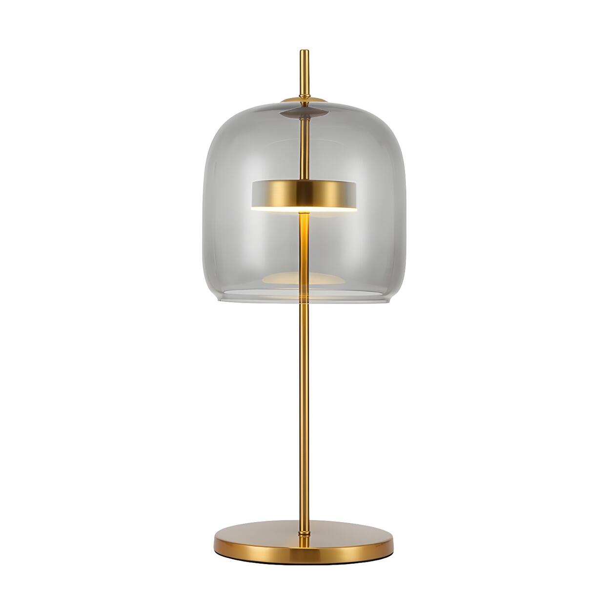 Nordic Glass Dome Table Lamp | Bell Shade Table Light Interior Lighting-Table Lamp-Sasha Sydney