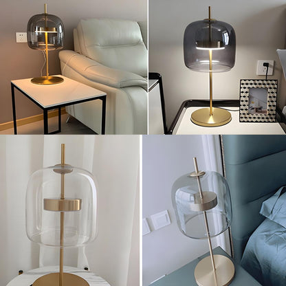 Nordic Glass Dome Table Lamp | Bell Shade Table Light Interior Lighting-Table Lamp-Sasha Sydney