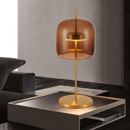 Nordic Glass Dome Table Lamp | Bell Shade Table Light Interior Lighting-Table Lamp-Sasha Sydney