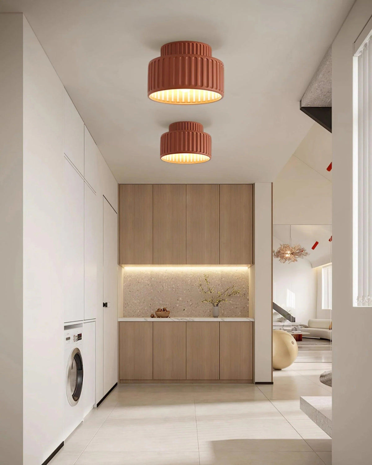 Modern Flush Mount Ceiling Lamp | Low Profile Indoor Lighting-Ceiling Light-Sasha Sydney