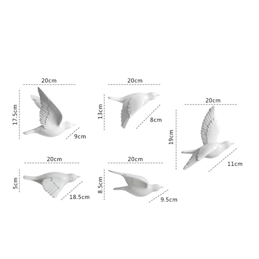 Bird Wall Decor | Wall Hanging-Wall Decor-Sasha Sydney