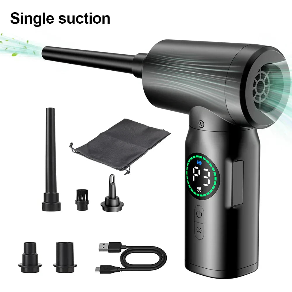 Portable Air Duster | Cordless Blower Multi Nozzle Car Cleaning-Air Duster-Sasha Sydney
